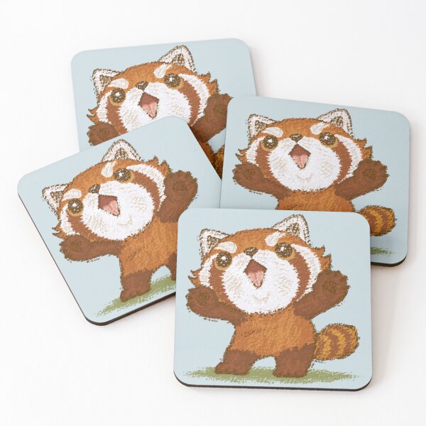 Item preview, Red panda standing designed and sold by FraustoWilmer.