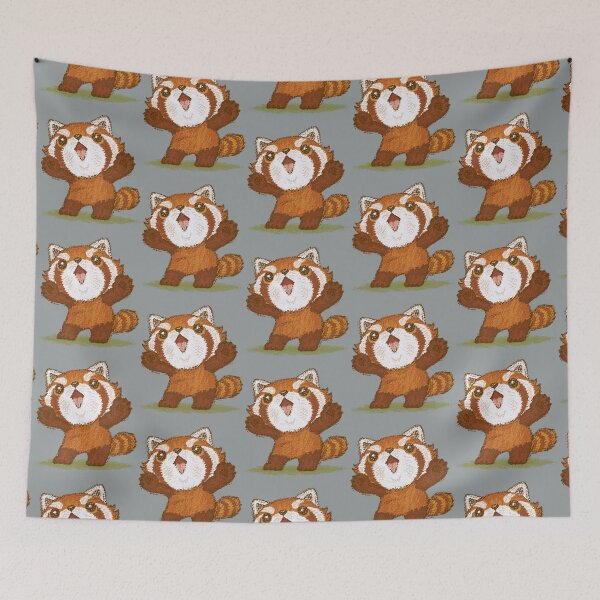 Item preview, Red panda standing designed and sold by FraustoWilmer.
