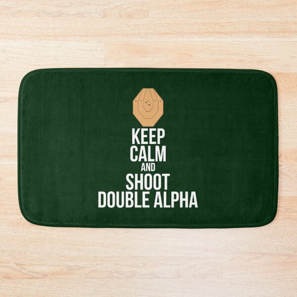 Item preview, Keep calm and shoot double alpha designed and sold by PearlasAmanda.