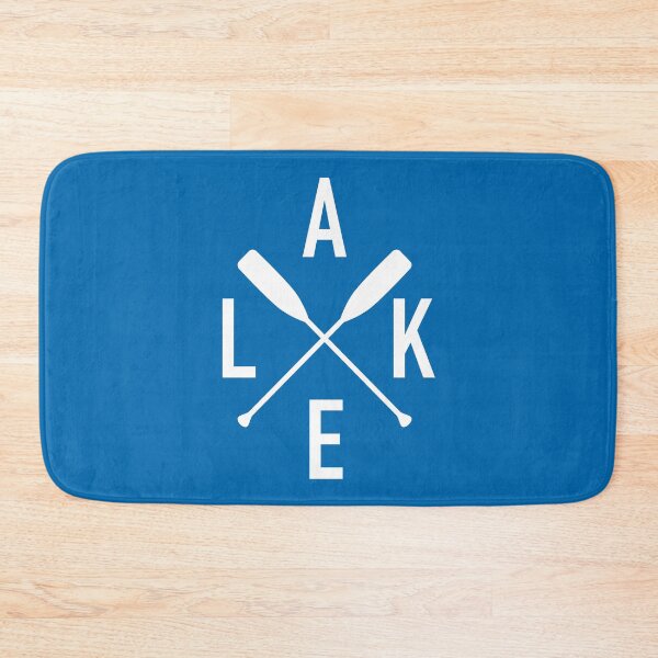Item preview, Lake Word Art with Paddles - White designed and sold by BlueSkyTheory.