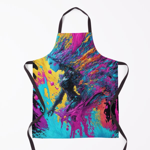 Item preview, Anime Splash Art Neon Colorful trippy Girl Art  designed and sold by SushiRabbit.