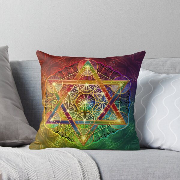 Item preview, Metatron's Cube with Merkabah and Flower of Life designed and sold by Lilyas.