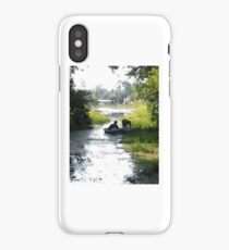 paddle boat iPhone Case