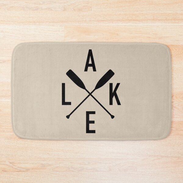 Item preview, Lake Word Art with Paddles - Black designed and sold by BlueSkyTheory.