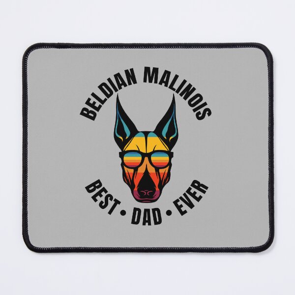 Item preview, Belgian Malinois Best Dad Ever Quote Design designed and sold by MysteriousJ.