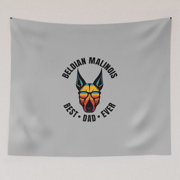 Item preview, Belgian Malinois Best Dad Ever Quote Design designed and sold by MysteriousJ.
