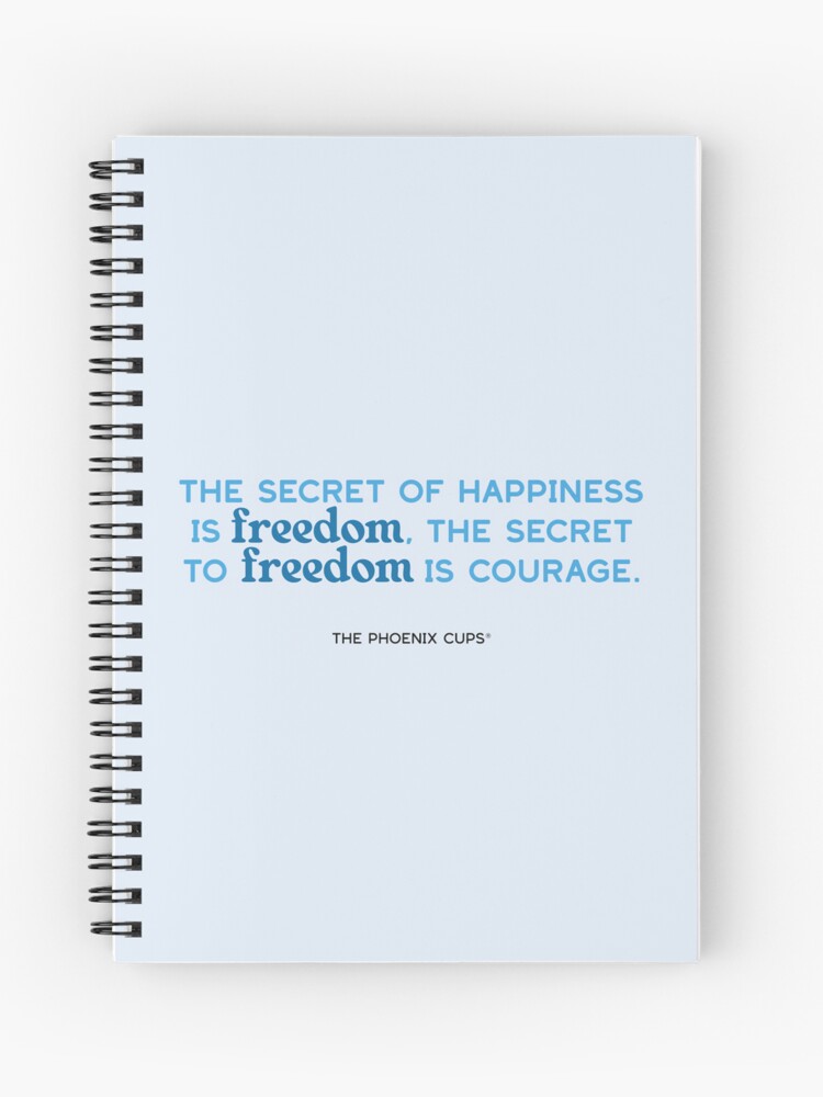 Thumbnail 1 of 3, Journal, Freedom Cup Quote designed and sold by PhoenixSupport.
