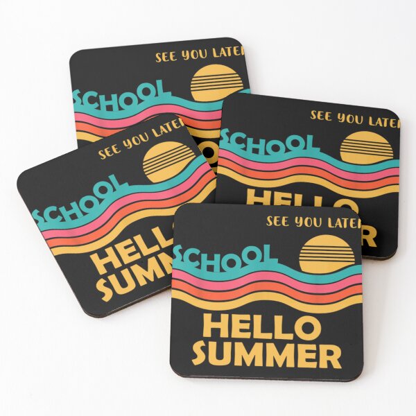 Item preview, Kids See You Later School Hello Summer Last Day of School Summer, See You Later School Hello Summer        designed and sold by SilverRainSila.