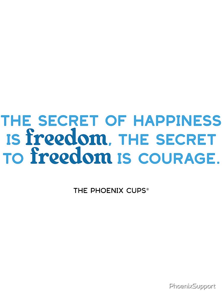 Thumbnail 3 of 3, Drawstring Bag, Freedom Cup Quote designed and sold by PhoenixSupport.