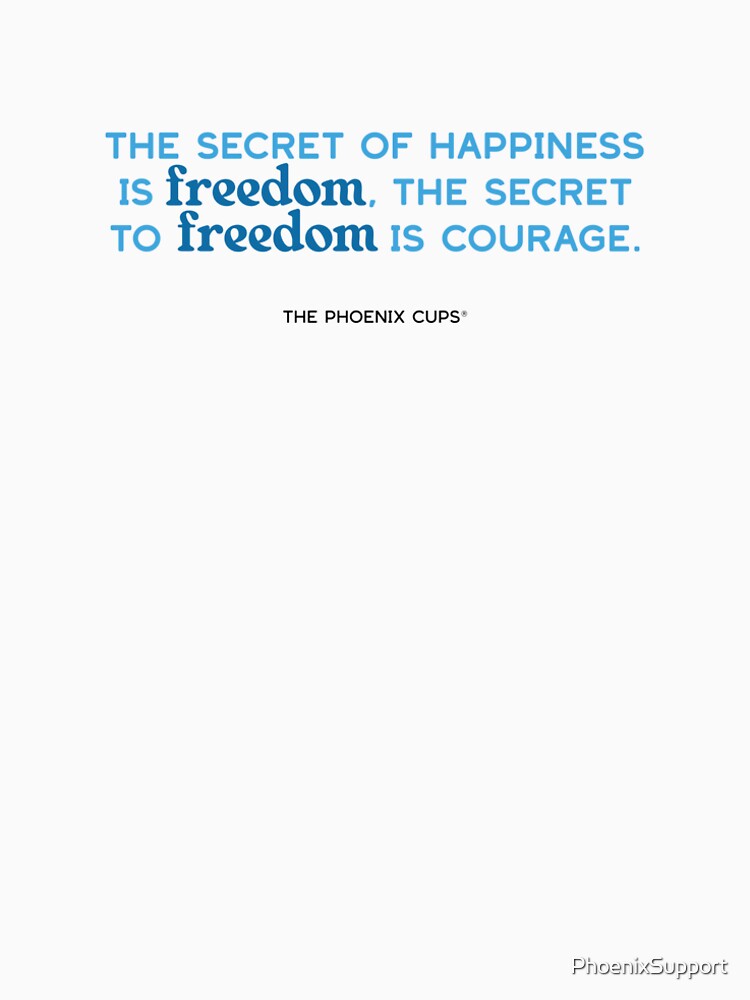 Thumbnail 6 of 6, Premium T-Shirt, Freedom Cup Quote designed and sold by PhoenixSupport.