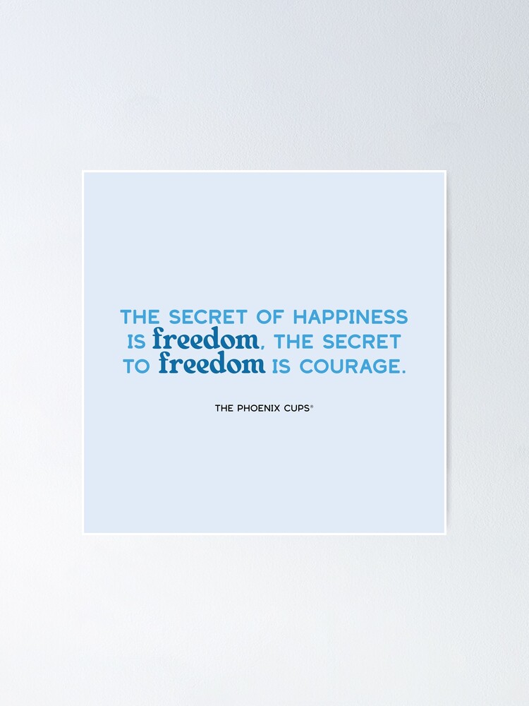 Thumbnail 1 of 3, Poster, Freedom Cup Quote designed and sold by PhoenixSupport.