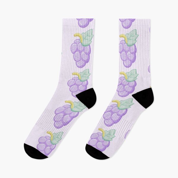 Item preview, Uvas moradas con color pastel y estilo de puntos. designed and sold by Florvolcanica.