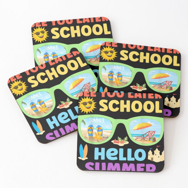 Item preview, Kids See You Later School Hello Summer Last Day of School Summer, See You Later School Hello Summer   designed and sold by SilverRainSila.