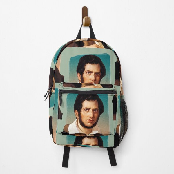 Item preview, Italian Composer Gaetano Donizetti green illustration  designed and sold by Litstoy.
