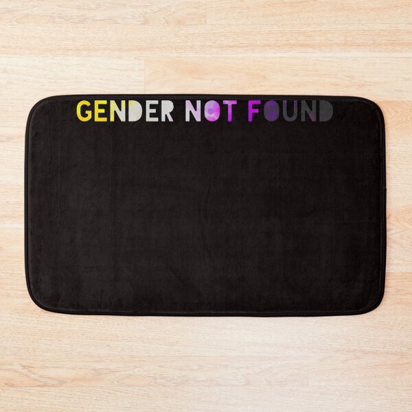 Item preview, Error 404 Gender Not Found EnbyBlack designed and sold by MarKlesss.