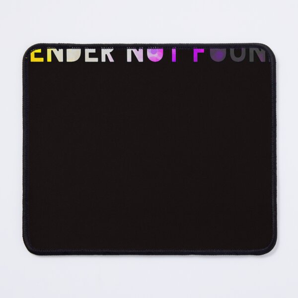Item preview, Error 404 Gender Not Found EnbyBlack designed and sold by MarKlesss.