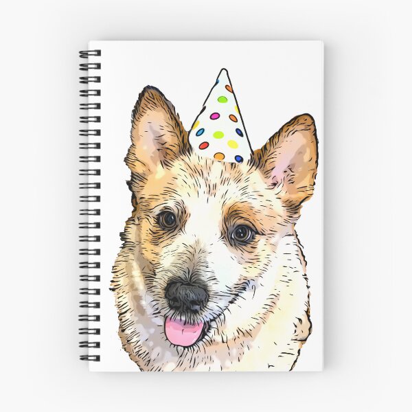 Item preview, It's My Birthday Australian Cattle Dog ACD Red Heeler designed and sold by WallabyJelly.