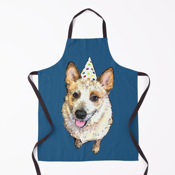 Aperçu de l'œuvre C'est mon anniversaire Australian Cattle Dog ACD Red Heeler créée et vendue par WallabyJelly.