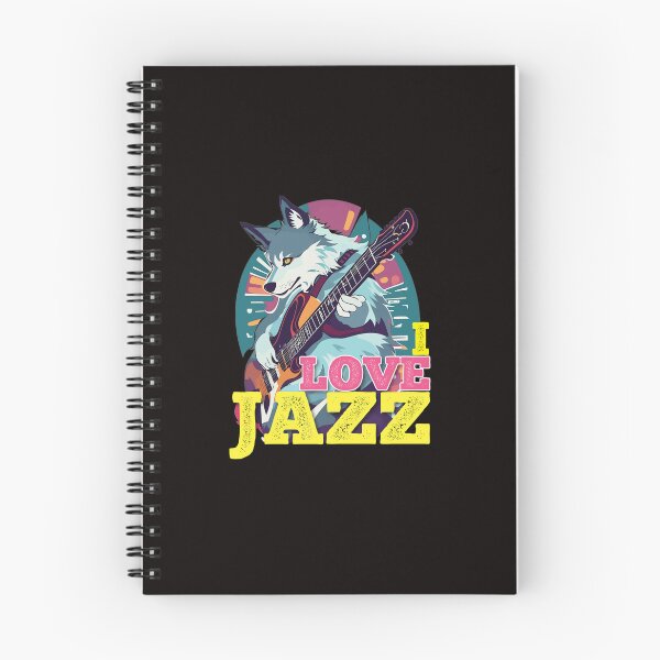 Item preview,  Wolf Loves Jazz   designed and sold by RandalTurcotte.