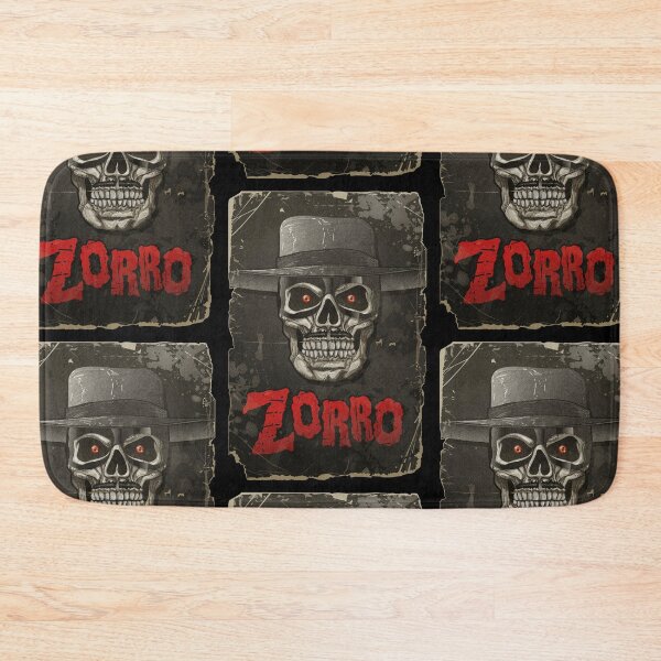 Item preview, Zorro, skull, vintage poster style designed and sold by 4gottenlore.