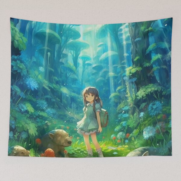 Item preview, beautiful forest anime designed and sold by langstonc.