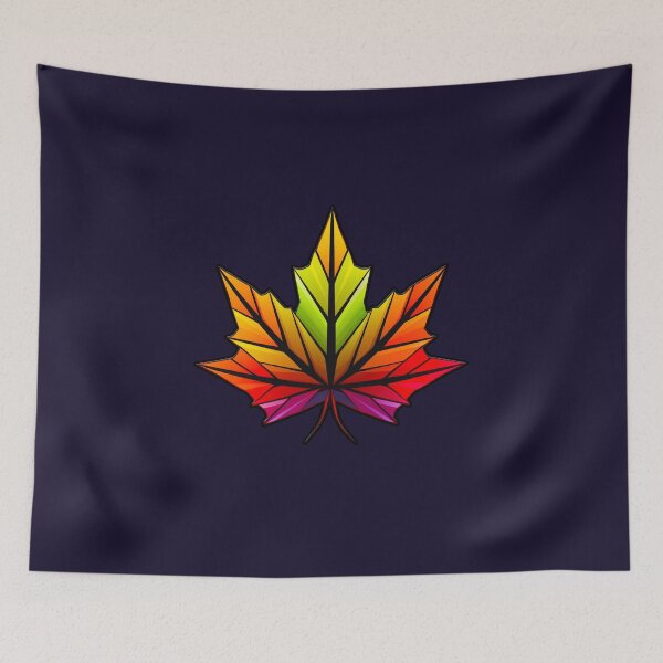 Item preview, Espectro de hoja de arce vibrante designed and sold by AmbientPixels.