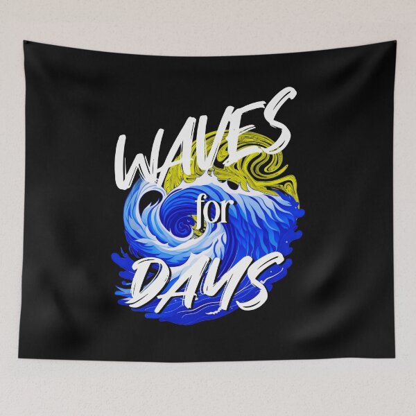 Item preview, Waves For Days, Beach Life designed and sold by orangeblue21.