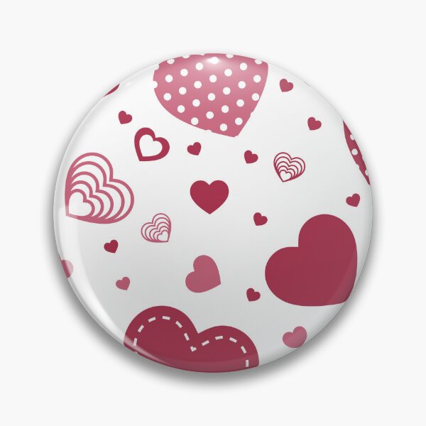 Item preview, Hearts pattern White red polkadot designed and sold by Twenty24trends.