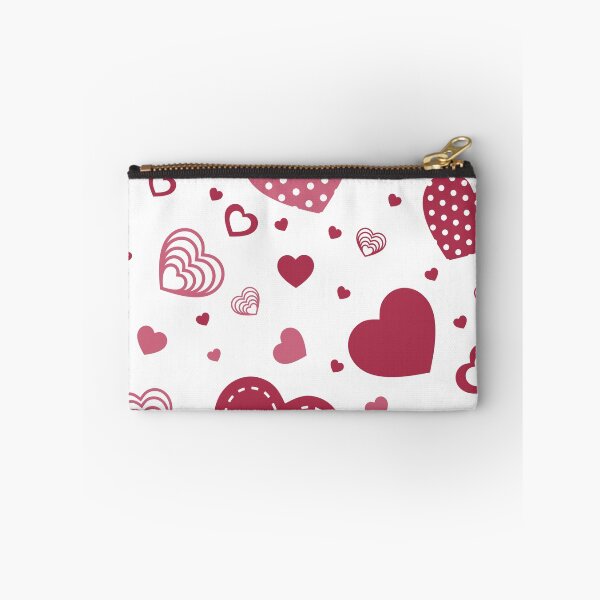 Item preview, Hearts pattern White red polkadot designed and sold by Twenty24trends.