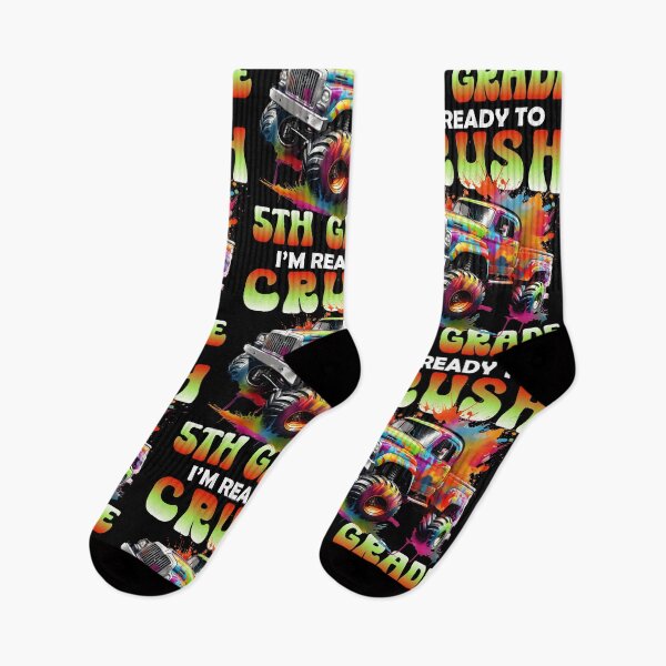 Item preview, I'm Ready To Crush 5th Grade Monster Truck Back To School T-Shirt designed and sold by KGN  CREATIVITY.