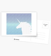 Amethyst unicorn Postcards