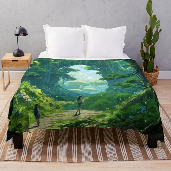 Item preview, fantasy forest anime designed and sold by langstonc.