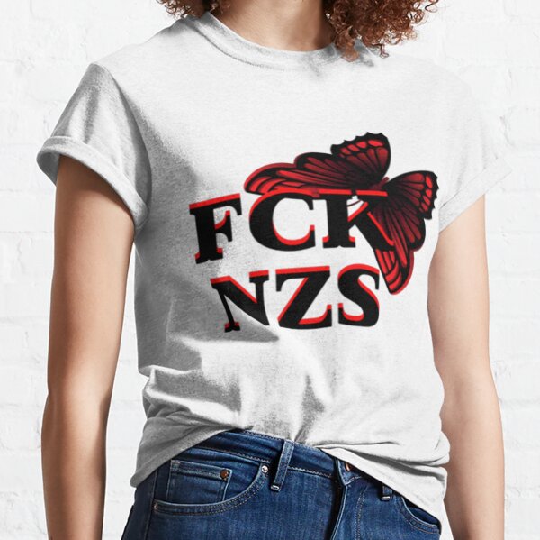 Vista previa del artículo con la obra «fck nzs», diseñado y vendido por SevenNelms.