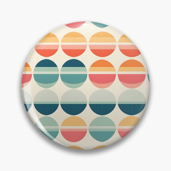Item preview, 1960s Retro Style Circle Geometric Patterns designed and sold by Master Ivan.