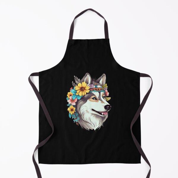 Item preview, Siberian Husky Floral Design for Flower Lover designed and sold by MysteriousJ.