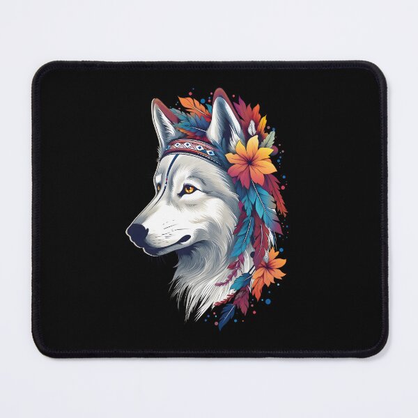 Item preview, Husky Indian Tribe Style Concept Dog Lover designed and sold by MysteriousJ.