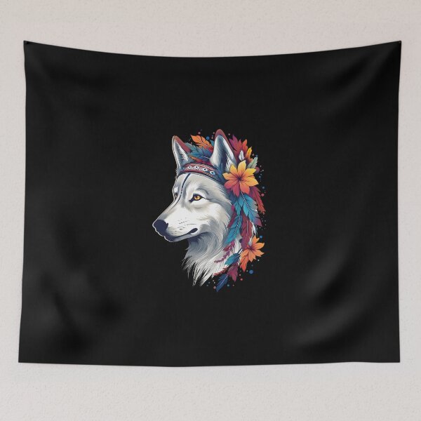 Item preview, Husky Indian Tribe Style Concept Dog Lover designed and sold by MysteriousJ.