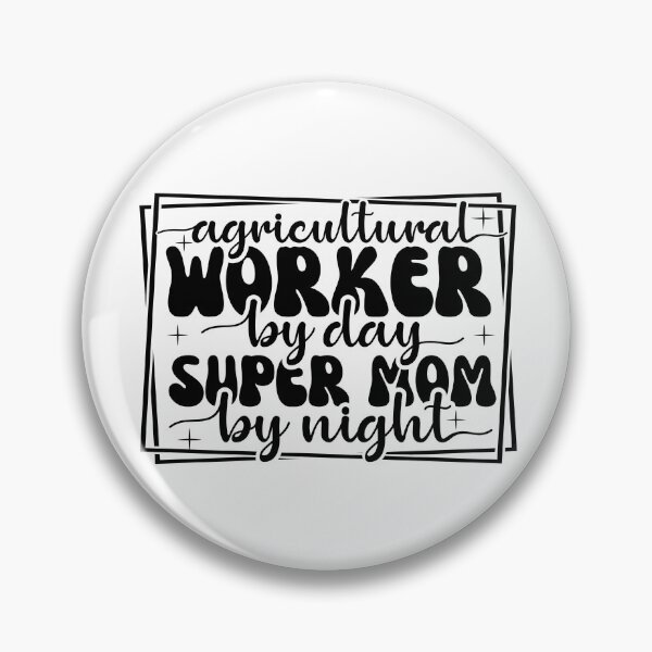 Item preview, agriculture worker and super mom at night t-shirt designed and sold by Rebekkahsdesign.