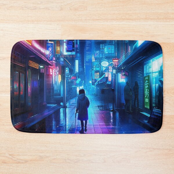 Item preview, Endless Neon - Cyberpunk Cityscape Skyline  designed and sold by orlandoellio.