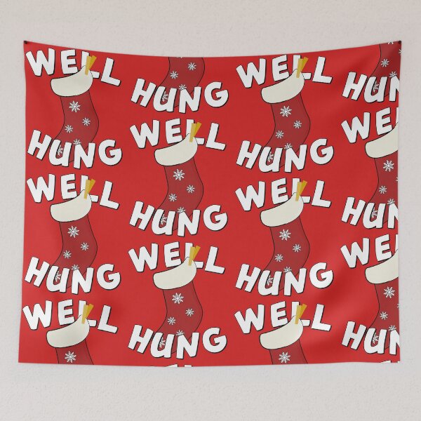 Item preview, Well Hung Christmas Stocking Funny designed and sold by flippinsg.