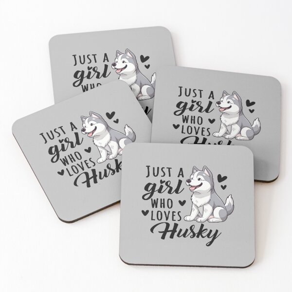 Item preview, Husky Just A Girl Who Loves Design Quote designed and sold by MysteriousJ.