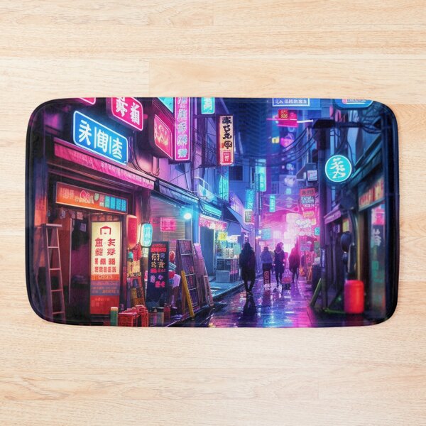 Item preview, Endless Neon - Cyberpunk Cityscape Skyline  designed and sold by orlandoellio.