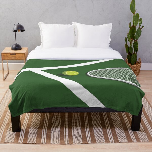 Item preview, Tennis Green Grass Court Tennis Rackets Tennis Ball Illustrator Photo by Tennismates.au designed and sold by Boydfoto.