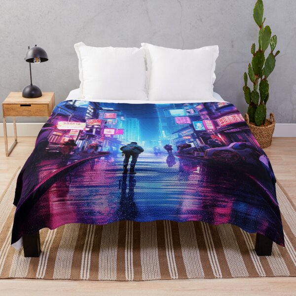 Item preview, Endless Neon - Cyberpunk Cityscape Skyline  designed and sold by orlandoellio.