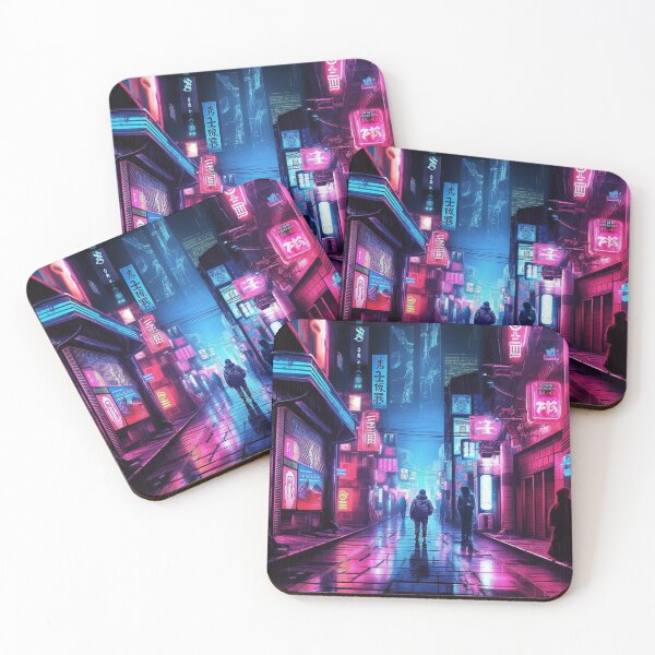 Item preview, Endless Neon - Cyberpunk Cityscape Skyline  designed and sold by orlandoellio.