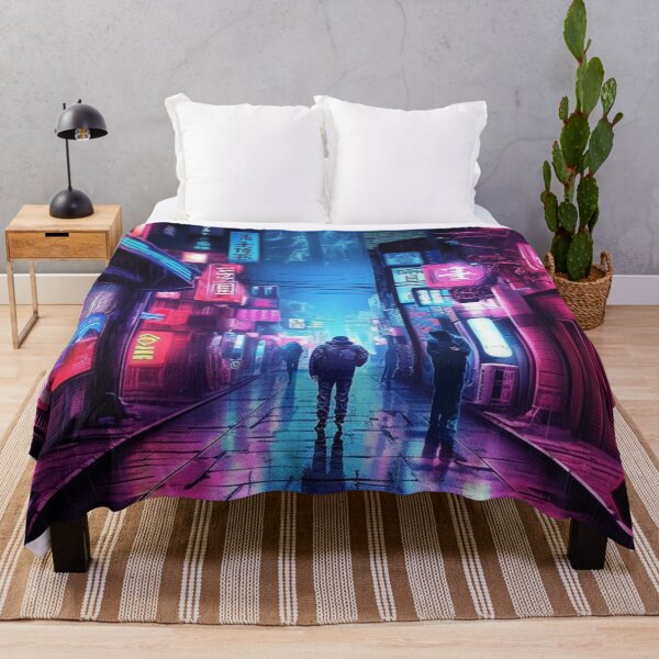 Item preview, Endless Neon - Cyberpunk Cityscape Skyline  designed and sold by orlandoellio.