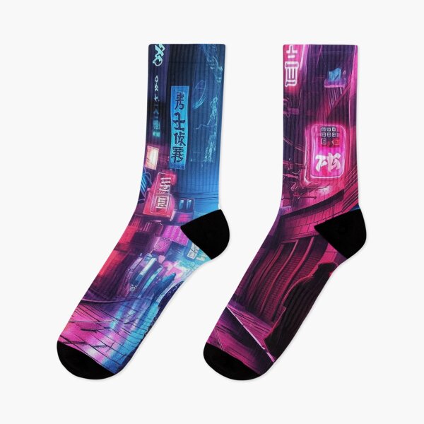 Item preview, Endless Neon - Cyberpunk Cityscape Skyline  designed and sold by orlandoellio.