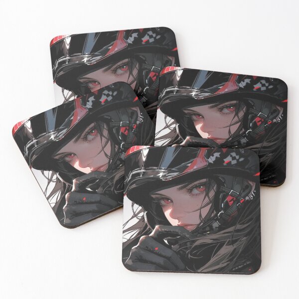Item preview, Beauty Girl wearing a helmet art designed and sold by LlolteChifan.
