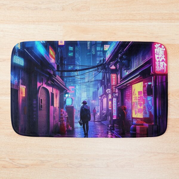 Item preview, Endless Neon - Cyberpunk Cityscape Skyline  designed and sold by orlandoellio.