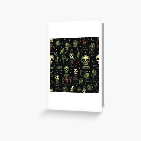 Item preview, Halloween on vacation, Horror inspired Hawaiian pattern series #19 designed and sold by biggursky.